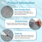 Memory Foam Knee Pillow Side Sleeper Leg Pillow with Adjustable Strap and Zq