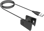 HAKIDZEL Charger for USB Charging Cable Portable Cradle Dock Adapter for Heart Rate Fitness Wristband Black Charging Cord for Hassle Use