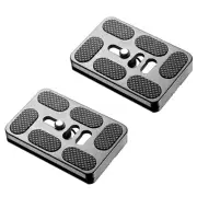 Neewer 2 Pieces PU-60 60 Millimeter Quick Shoe Plate&1/4'' Screw for Tripod Head
