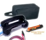 Richway Continuity Loop Phone Set®️ Black with AC voltage Detector, Loop Check