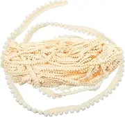 Homoyoyo Mini Pompom Fringe Trim Ribbon Yards Decorative Tassel for Sewing DIY Projects for Clothes Curtains and Home Decor Versatile Craft Material