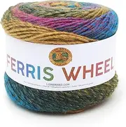 [Lion Brand Yarn] Ferris Wheel Yarn, Multicolor Yarn for Knitting, Crocheting, and Crafts, 1-Pack, Summer Day