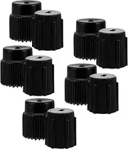 SOLUSTRE 10pcs Car Air Conditioner Pressure Cap High Solar Post Light Holder Bottle Rack Rack Globe Light Outdoor Induction Cooker Teapot Enamel Teapot Ac Valve Core Kit Black Abs Plastic