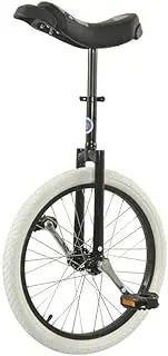 20 Inch Wheel Trainer Unicycle for Adult/Kids/Beginners, Skidproof Mountain Tire Balance Cycling Exercise, Height Adjustable (Color : Black, Size : 20 Inch) Durable TDF