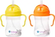 b.box Sippy Cup with Weighted Straw for 6 Month Plus Babies to Toddlers, Lemo...