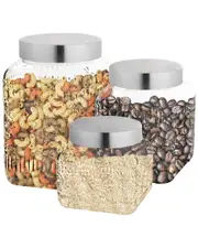 Stylesetter Set of 3 Glass Canisters