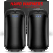 2 Pack Unisex Hand Warmers Rechargeable, Portable Electric Hand Warmers Reusable