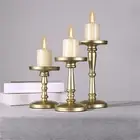3Pcs Candle Holders Set for Elegant Table Centerpiece at Weddings and Parties