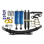 4"+3" Assembled Lift Kit RAW Leaf Diff Shackle Spacer for Mitsubishi Triton MQ