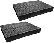VILLFUL 2Pcs Foam Packing Liners Shock Resistant Inserts Tearable by Resistant Packing Supply for Safe Shipping of Fragile Items