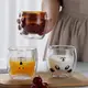 Double Glass Cup Bear Cat Dog Animal Coffee Mug Transparent