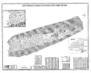 Nassau Suffolk New York Metro Laminated Zip Code Wall Map