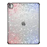 iPad Pro 13-inch (M4) iPad Impact Case Red White and Blue Confetti Explosion