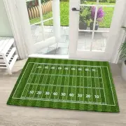 Front Door Mat Indoor Outdoor Entrance, Welcome Mats, American Football Field