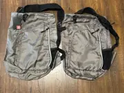 2- New Ogio One Shoulder Sling Backpack Bag Gray Black Drawstring TopLightweight