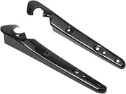 WYJDZSW Motorcycle Gloss Black Rear Fender Mudguard Turn Signal Support Bracket Compatible with Harley Sportsters Iron XL 883 1200 72 Forty-Eight
