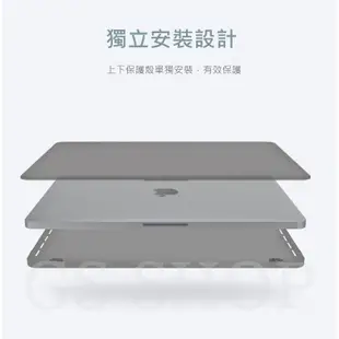 Macbook Air Pro Retina 12 13 14 15 16 筆電 超薄 保護殼 保護套 霧面半透明防摔