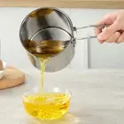 Deep Frying Pot Soup Pot Nonstick Easy to Pour with Long Handle Portable French
