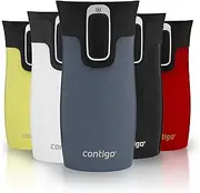 [Contigo] West Loop Mini Autoseal Travel Mug | Stainless Steel Thermal Mug | Vacuum Flask | Leakproof Tumbler | Coffee to go Mug with BPA Free Easy-Clean Lid | Lakeside | 300 ml