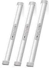 Joyzy 3 Pack Automatic Closet Lightings with Eye-Protection Design Motion Sensor Closet Light Battery Operated, LED for Wireless Lights Pantry Light, Rechargeable Under Cabinet Light