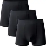 [Maiyifu-GJ] Men's Modal Traceless Underwear Comfort Athletic Hip Boxer Brief Breathable Solid Color Underpants