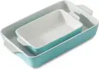 Howise Ceramic Baking Dish Set, Bakeware Set, Rectangular Casserole Dish Set,...