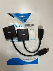 BENFEI DisplayPort to DVI DVI-D Single Link Adapter, Display Port to DVI - 2 Nos
