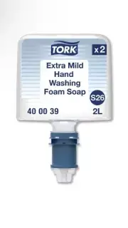 NIB Tork Mild Foam Soap Unscented, 2 L 67.6 Oz One Refill Bottle 40 00 39