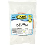 Hans Devon Sliced 500g