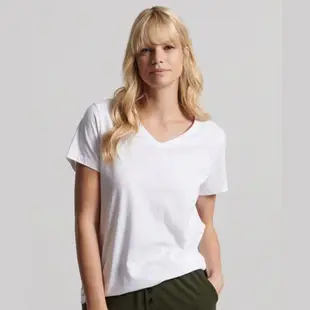 【Superdry】女裝 短袖睡衣 LOUNGE T-SHIRT 白