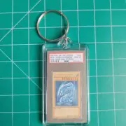 Blue Eyes White Dragon DDS-001 PSA 10 Yugioh Keychain
