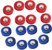 GOOHOCHY Shuffleboard Game Accessories Set 20pcs Mini Roller Beads Tabletop Shuffleboard Toy Games Replacement Parts Curling Equipment