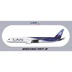 RBF絕版  LAN 787-9 9.5X5.7CM STICKER 貼紙 S-R-789-LA-BGA