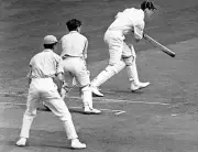 Christopher Martin-Jenkins Batting 1962 OLD RUGBY PHOTO