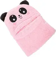 [SWOOMEY] Hooded Scarf Boys and Girls Animal Ear Hat Soft Neck Warmer for 1-5 Year Old Boys Girls Pink