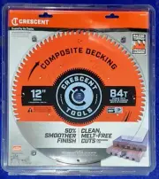 Crescent 12" x 84-Tooth Composite Decking Circular Saw Blade CSBTX-1284