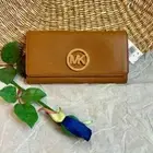 Brand New Michael Kors Tan Long Leather Wallet