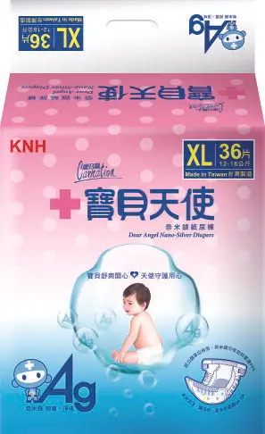 【醫博士】康乃馨寶貝天使嬰兒紙尿褲XL (36片*4包/箱)