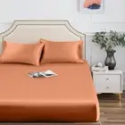 THE LINEN COMPANY Fitted Sheet of 1 PC 100% Organic Eucalyptus, Natural, Softest