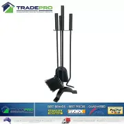 Fireplace Tool Set Fire Place Kit Poker Brush Shovel Stand Stove Burner PRO