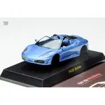 KYOSHO 京商 FERRARI F430 SPIDER 藍 法拉利5代 全新未組 1/64