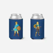 Zelda Link Breath of the Wild Cooler Coozie Gift Beer Can Game Switch New