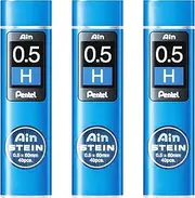 Pentel Ain Stein Mechanical Refill Leads - 0.5mm - H - 3 Tubes - 120 Leads