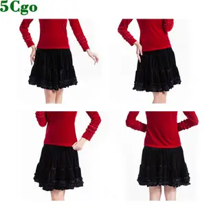 5Cgo促銷含稅含稅可定制廣場舞服裝金絲絨拉丁舞半身裙子韓國絨分段層次t41225217206
