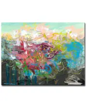 Ready2HangArt Day of Excitement Wrapped Canvas Wall Art