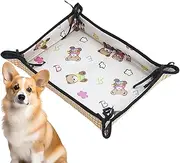 Double-Sided Cooling Mat for Cats | Breathable Pet Accessory Ice Pad for Crate Bed Indoor Outdoor Floor Car Seats | Dog Ice Mat |