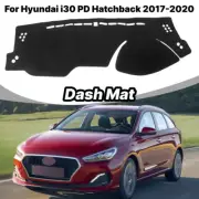 Non-Slip Dash Mat Dashboard Cover Black For Hyundai i-30 2017-2021 Hatch (for: Hyundai)