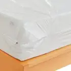 Waterproof Zippered Plastic Mattress Protector Encasement Bed Cover, Queen Size