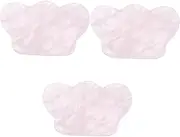 VALICLUD 3 Pcs Jade Roller Massager Natural Jade Tool Body Scraping Board for Face Neck Shoulder Easy to Use Comfortable Grip