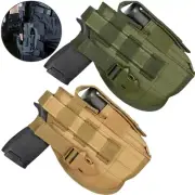 Tactical Molle OWB Gun Holster Adjustable for S&W M&P Shield M1911 Glock 17 26